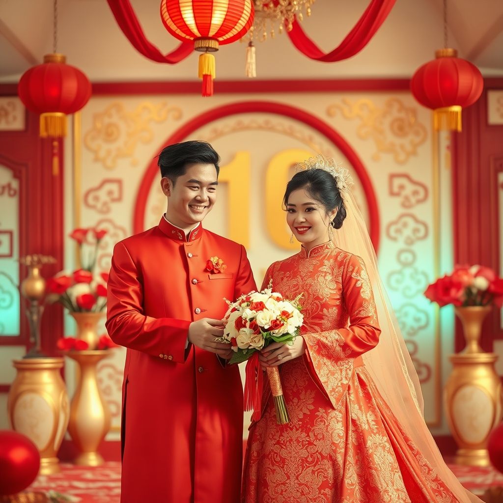 สีมงคลวันแต่งงาน เสริมดวงคู่บ่าวสาว